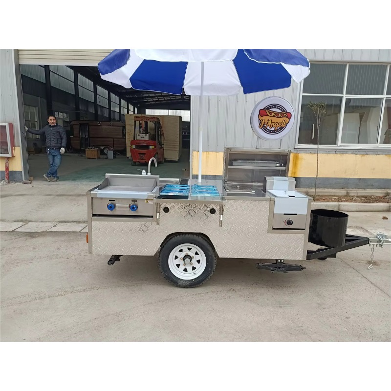 Carrito de Hot Dogs de Acero I - Hot Dog Vending Cart reseña y precio