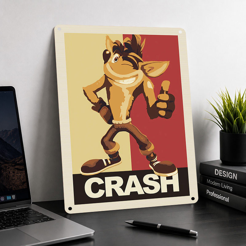Pósters Texturizados de Crash  - Arcade Quest reseña y precio
